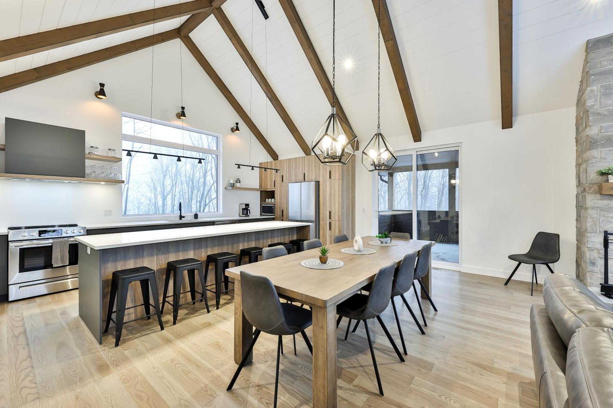 The Chic Shack - Golf, Ski, Spa Saint-Faustin 외부 사진