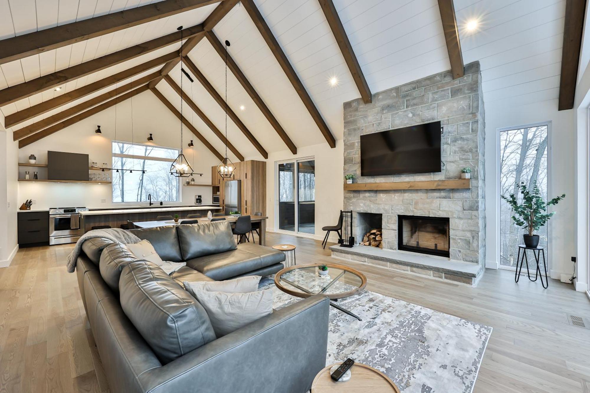 The Chic Shack - Golf, Ski, Spa Saint-Faustin 외부 사진